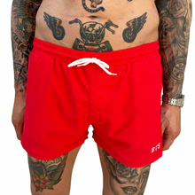 Load image into Gallery viewer, RED IBIZA BOARD SHORTS
